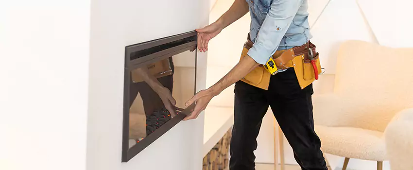 Metal Fireplace Installation in Navarre, Florida