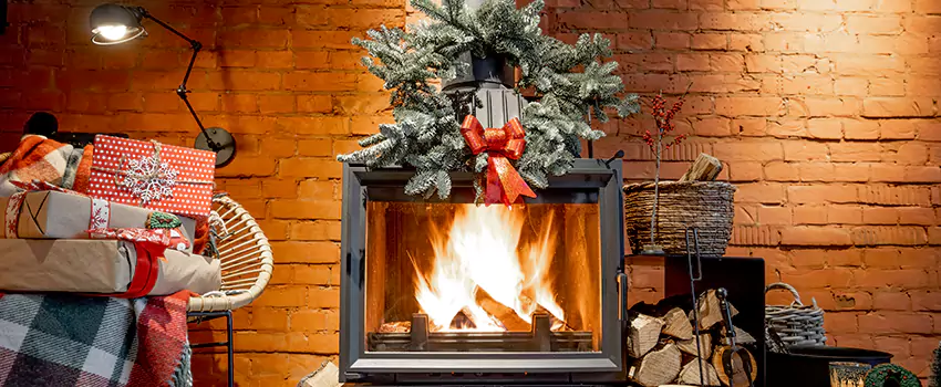 Travis Industries Linear Gas Fireplace Installation in Navarre, Florida